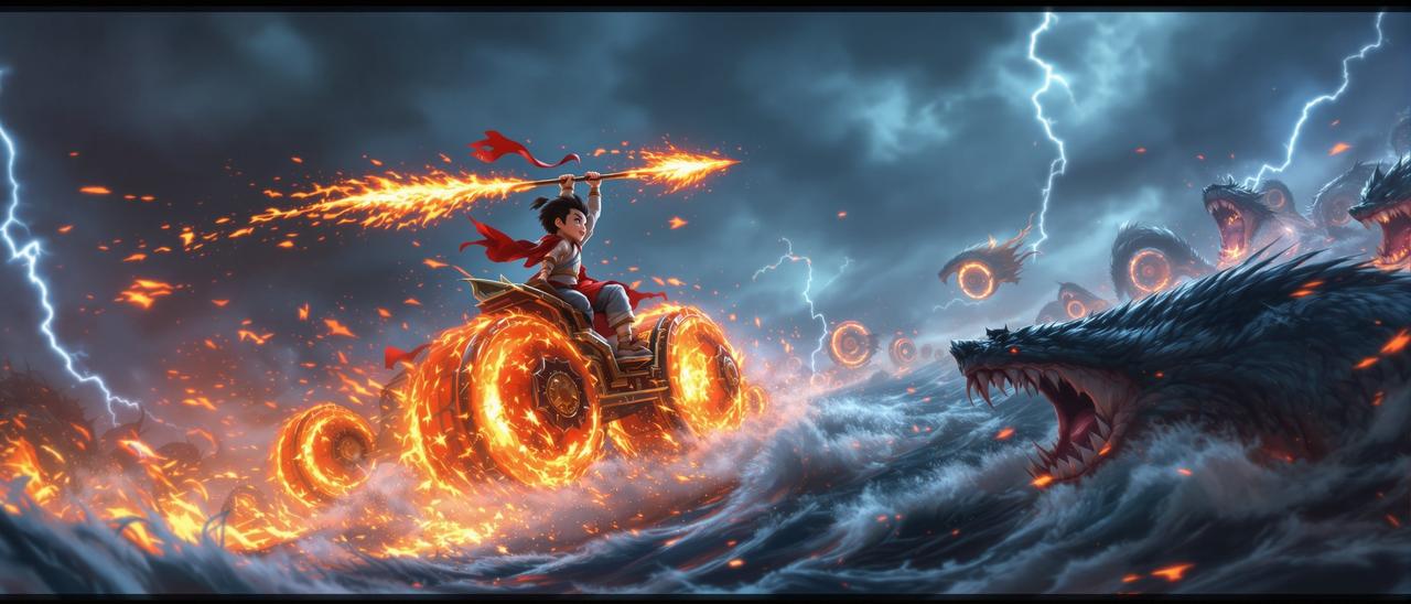 哪吒之魔童降世剧照背景 | 果冻影视